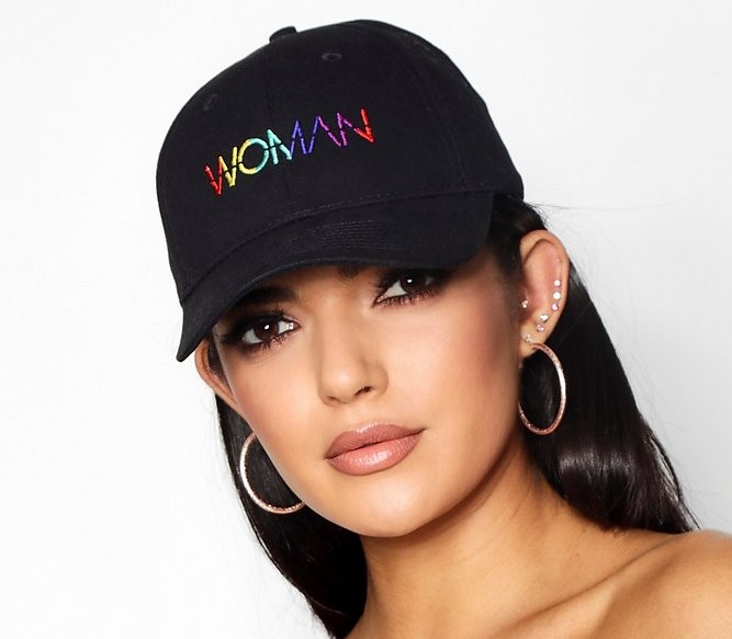 Rainbow woman cap
