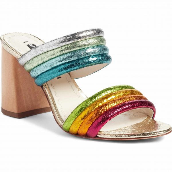 Rainbow woman sandals